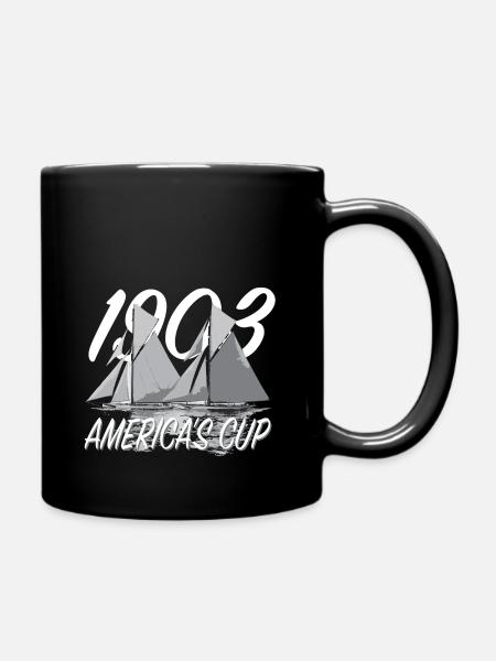America's Cup 1903 - Tasse einfarbig - Schwarz