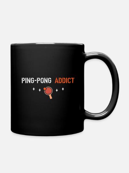 Ping pong addict - Mug uni - noir