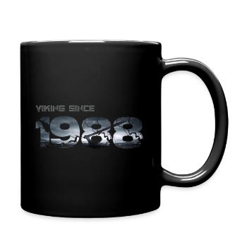 Viking Since - Tasse einfarbig - Schwarz - Rechts