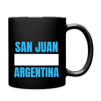 San Juan Argentina Souvenir - Full Colour Mug - black - Right