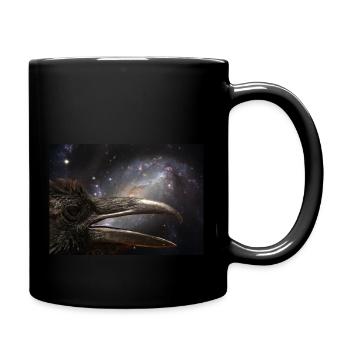 Black space raven. - Full Colour Mug - black - Right