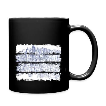 Ville usa illinois america travel états-unis - Mug uni - noir - Droite