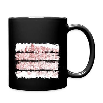 Ville usa illinois america travel états-unis - Mug uni - noir - Droite