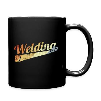 Soudure vintage - Mug uni - noir - Droite