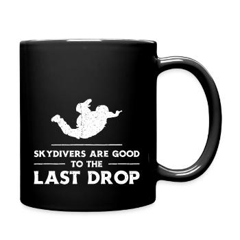 Funny Skydiver Quote: Perfect Gift! - Full Colour Mug - black - Right