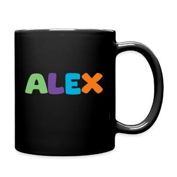 Name - Alex - Full Colour Mug - black - Right