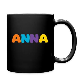 Nom - Anna - Mug uni - noir - Droite