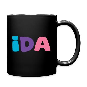 Name - Ida - Full Colour Mug - black - Right