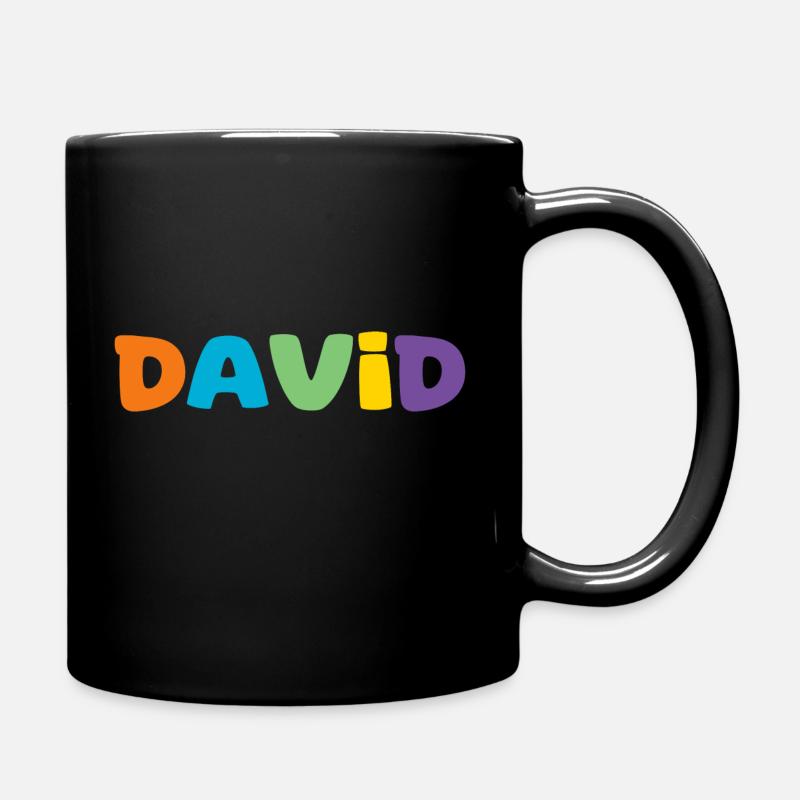 Nom - David - Mug uni - noir