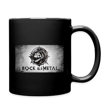 logo Rock and metal - Mug uni - noir - Droite