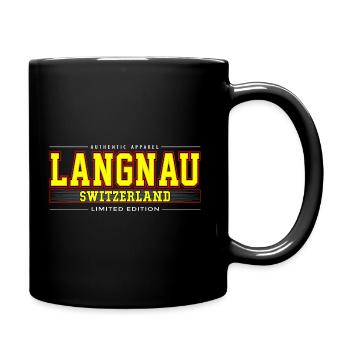 Langnau - Tasse einfarbig - Schwarz - Rechts