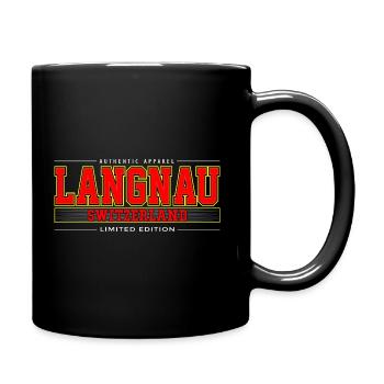 Langnau - Tasse einfarbig - Schwarz - Rechts