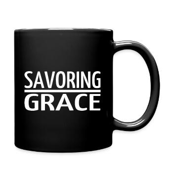 Savory Funny Sayings Fashion Bday Aroma Allure - Full Colour Mug - black - Right