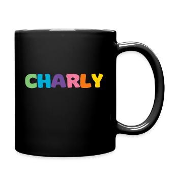 Name - Charly - Full Colour Mug - black - Right
