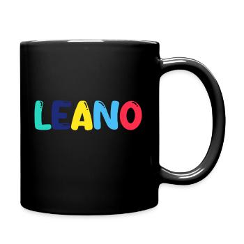 Nom - Leano, - Mug uni - noir - Droite