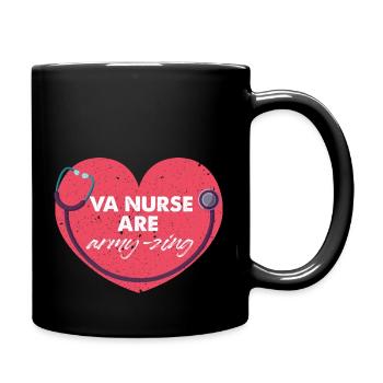 Les infirmières VA sont des vétérans de l’armée - Mug uni - noir - Droite