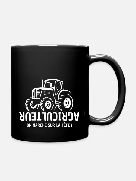 Bauer, Bauer, Bauer, Traktor - Tasse einfarbig - Schwarz