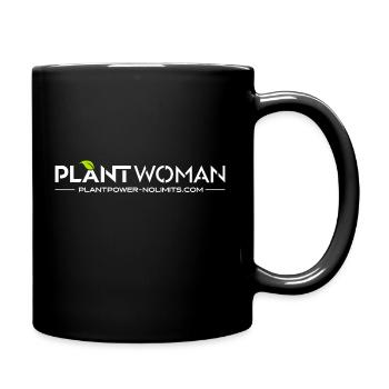 Plant Woman | Plant Power No Limits - Full Colour Mug - black - Right