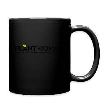 Plant Woman - Green Strength | PlantPower-NoLimits - Full Colour Mug - black - Right