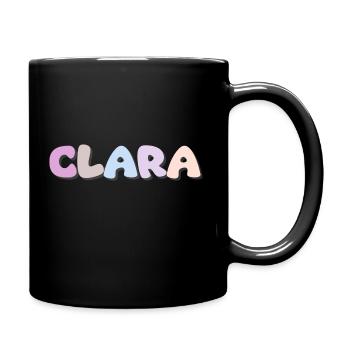Nom - Clara - Mug uni - noir - Droite