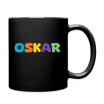 Name - Oskar - Full Colour Mug - black - Right