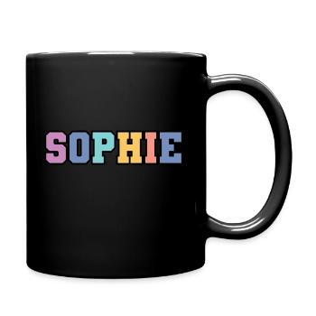 Name - Sophie - Full Colour Mug - black - Right