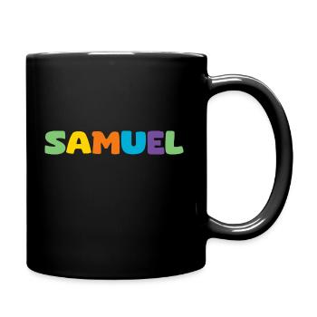 Name - Samuel - Full Colour Mug - black - Right
