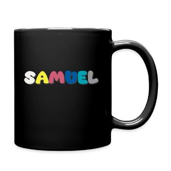 Name - Samuel - Full Colour Mug - black - Right