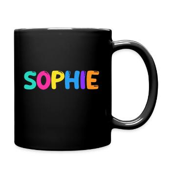 Name - Sophie - Full Colour Mug - black - Right
