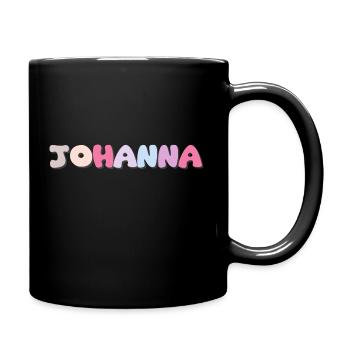 Nom - Johanna - Mug uni - noir - Droite