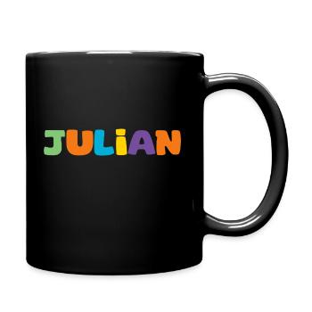 Name - Julian - Full Colour Mug - black - Right