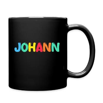 Name - Johann - Full Colour Mug - black - Right