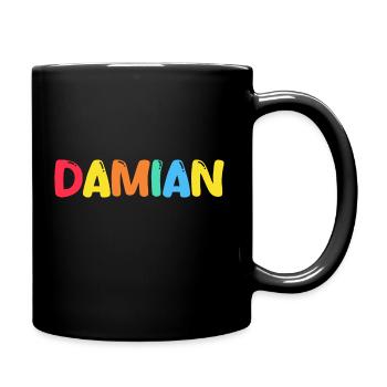 Nom - Damian - Mug uni - noir - Droite