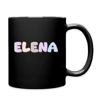 Nom - Elena - Mug uni - noir - Droite