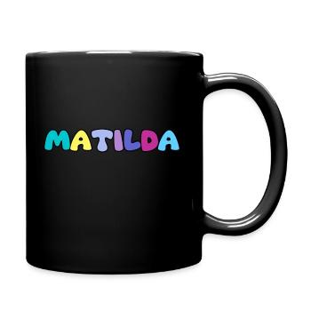 Name - Matilda - Tasse einfarbig - Schwarz - Rechts
