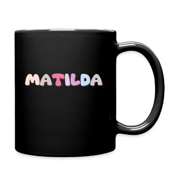 Name - Matilda - Tasse einfarbig - Schwarz - Rechts