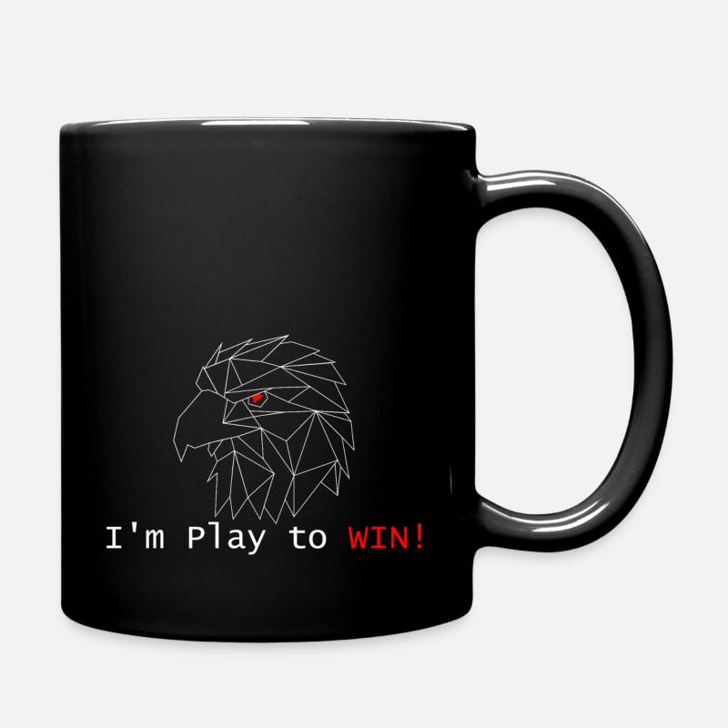 I'm Play to WIN! - Full Colour Mug - black