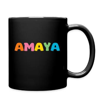 Name - Amaya - Tasse einfarbig - Schwarz - Rechts