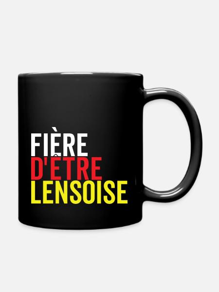 Lens Fußballfan oder Einwohner - Tasse einfarbig - Schwarz