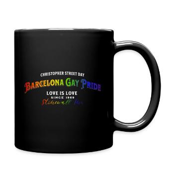 Gay Pride de Barcelone, LGBTQ+ - Mug uni - noir - Droite
