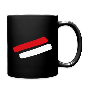 Salzburg / Vienna / Vorarlberg - Style Stripes - Full Colour Mug - black - Right