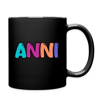 Name - Anni - Full Colour Mug - black - Right