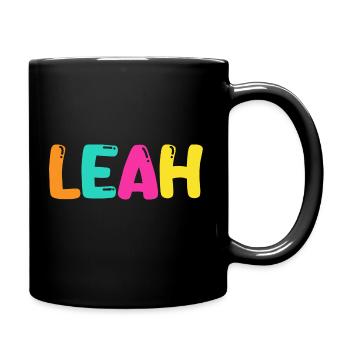 Nom - Leah - Mug uni - noir - Droite