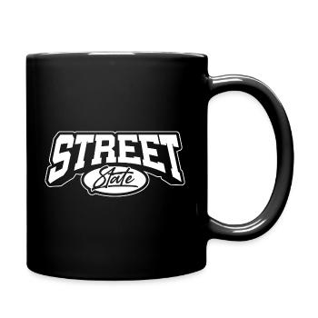 Straße Zustand W - Tasse einfarbig - Schwarz - Rechts