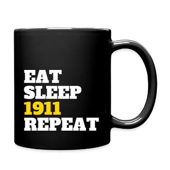 1911 Accessories 1911 .45 ACP Sport Shooting IPSC - Full Colour Mug - black - Right