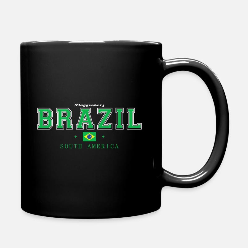 Brazil - Tasse einfarbig - Schwarz
