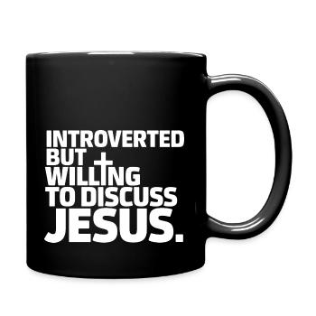 L’humour chrétien pour les croyants - Mug uni - noir - Droite