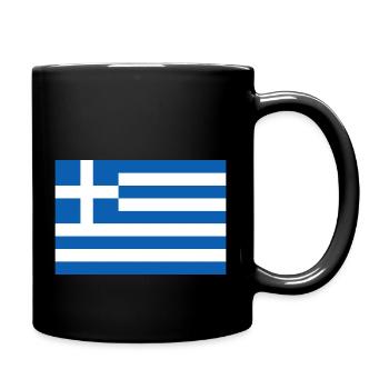 Grèce - Mug uni - noir - Droite