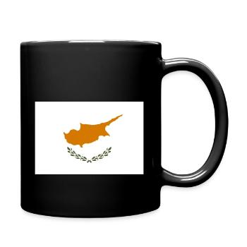 Chypre - Mug uni - noir - Droite