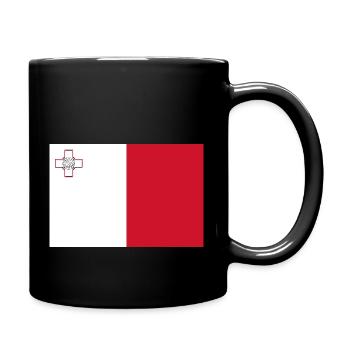 Malta - Tasse einfarbig - Schwarz - Rechts